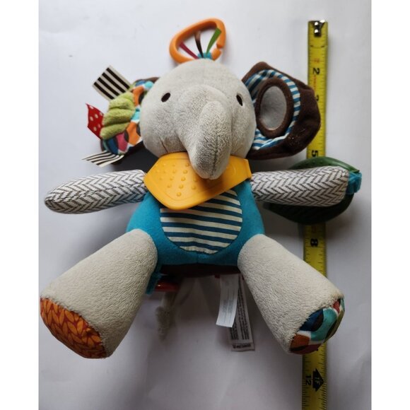 Skip Hop Baby Activity Elephant Toy With Teether & Rings - Picture 7 of 8
